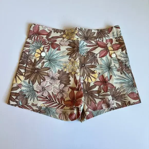Janie and Jack Floral Canvas Shorts - Picture 2 of 8